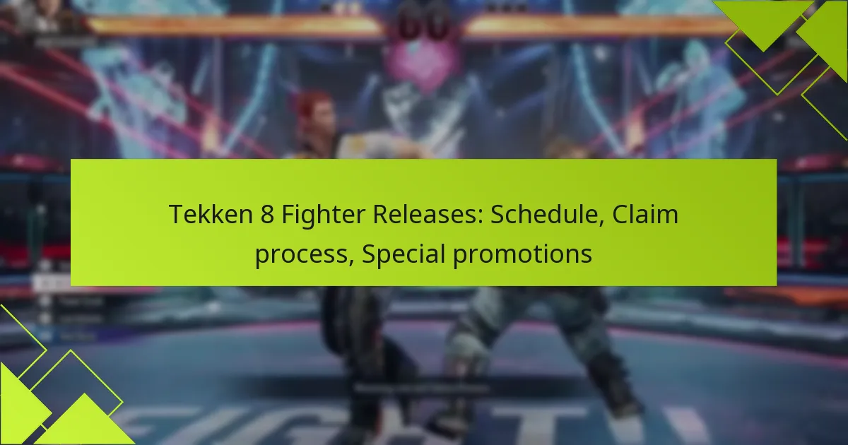 Tekken 8 Fighter Releases: Schedule, Claim process, Special promotions