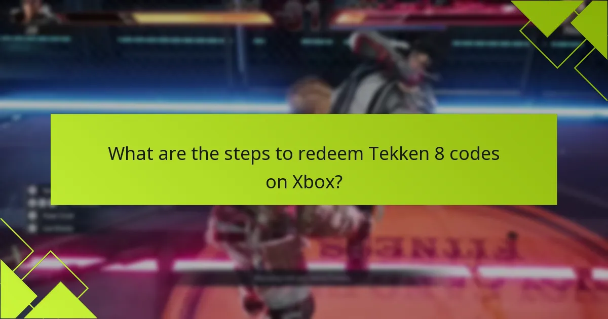 What are the steps to redeem Tekken 8 codes on Xbox?